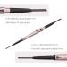 HeyBeauty Double Ended Eyebrow Pencil with Brow Brush - Dark Brown (2 Pack) - Buy Online on GoSupps.com