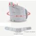 Self-Heating Lumbar Spine Support Belt - Turmalin Magnetic Therapy for Pain Relief - XL Light Gray - Buy Online on GoSupps.com