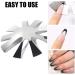 Nail Cutter Acrylic Tips Manicure Edge Trimmer Pro 9 Size Easy French Smile Cut V Line V Shape Nail Tool Kit - Buy Online on GoSupps.com