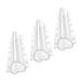 Kisangel 3pcs Vegetable Shaping Cucumbers Cucumber Shaping Molds Molds for Mushroom Transparent 20x6.5cm