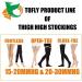TOFLY Medical Thigh High Compression Stockings 20-30mmHg for Women & Men - Closed Toe Opaque Firm Support with Silicone Band - Varicose Veins, Edema, Travel - Black, Size S - Buy Online on GoSupps.com