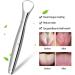 DHliIQQ Stainless Steel Tongue Scraper | Eco-Friendly Reusable Metal Cleaner for Fresh Breath - International Shipping - Buy Online on GoSupps.com