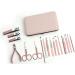 Manicure Set Stainless Steel Nail Clippers Hand Care Set Nail Clippers 18-Piece Nail Tool Set Nail Care Set Suitable for Outdoor Travel Rose Gold Manicure Nail Clippers Kit (Color : A) - Buy Online on GoSupps.com