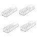 FOMIYES 4pcs Box Makeup Storage Box Eyeshadow Case Organizer Eye Shadow Holder Powder Display Stand