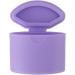 Travel Silicone Makeup Containers Trinkets Pills Silicone Cream Jars with Spoon Leakproof Portable for Outdoor (Purple) - Buy Online on GoSupps.com