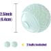 Feixun Dog Glow Ball Toy Dog Toy Ball Glow in the Dark 2 Pack Small - Buy Online on GoSupps.com