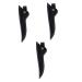 Beaupretty 3st hairdressing scissors leather case hairdresser bag case for hairstigle scissor holder pocket scissor holder for hairdressers case for hairdressing scissors storage box pocket holder 17x5cmx3pcs Schwarzx3stk
