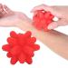 Silicone massage ball acupuncture massage balls for myofascial relaxation muscle relaxation ball fascia massage ball depth tissue massager fitness massage ball red