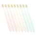 Namoarly 9st tooth cleaning with wide and thin toothbrush toothbrushes travel toothbrushes with soft bristles sensitive toothbrush household toothbrush plastic brush head soft fur
