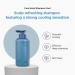 AMOS PROFESSIONAL Pure Smart Shampoo | Cool Oil & Flake Control | Menthol Refreshing Deep Cleanse - 16.9 fl. oz | International Shipping Available - Buy Online on GoSupps.com