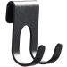 Bidoga 2pcs Black Shower Door Hooks - Towel Holder Key Organizer & Shaver Rack - No Drilling Required - Buy Online on GoSupps.com