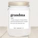 YouNique Designs Grandma Candle - 7 oz All-Natural Soy Vegan Aromatherapy Gift for Grandma - Lavender & Vanilla Scented Candle from Grandchildren - Buy Online on GoSupps.com
