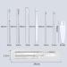 Nipogear 7pcs Stainless Steel Ear Cleaning Kit - Ear Wax Removal Set (Silver) - Buy Online on GoSupps.com