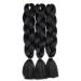 24 inch Ombre Kanekalon Jumbo Braid Synthetic Braiding Hair Extensions 100g (1pc black 1b) - Buy Online on GoSupps.com
