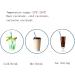ZALU Collapsible Boba Silicone Straws - Portable Smoothie Straws Reusable Final Drinking Straw Set with Cleaning Brush & Case (Blue+Pink) - Buy Online on GoSupps.com
