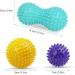 Uraqt Massage Balls Set - 3-Piece Fascia Spiked Massage Balls for Back Legs Feet & Hands - Ideal for Deep Tissue Relief - Buy Online on GoSupps.com
