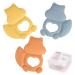 J QUATTUOR Soothing Baby Teething Relief Toys - Non-BPA Silicone Teethers for Infants 3+ Months - Gum Pain Relief - Soft, Lightweight, Squirrel Design (2 Pcs) - Buy Online on GoSupps.com