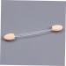 Baluue 50pcs Two-color Eyeshadow Brush Eyeshadow Cosmetic Cosmetic Wand Plastic Handle White - Buy Online on GoSupps.com