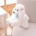 Heionia Cuddly Dog Plush Toy Kawaii Teddy Dog with Scarf (30cm) - Perfect Gift for Kids & Girls - Soft White Pudel Animal - Buy Online on GoSupps.com