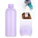 Dekaim Toothed Hair Dye Bottle 3 Colors Hair Dyeing Bottle Brush Shampoo Hair Color Oil Comb Applicator Tool(Purple) - Buy Online on GoSupps.com