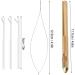 Hair Extension Tools Alloy Threader Pulling Hook Loop for Professional Hair Styling Accessory Practical Design Portbale Suitable Women Girls Hair Makeup(Gold) - Buy Online on GoSupps.com