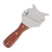 Adjustable truffle plane made of stainless steel cheese disc with natural wood handle kitchen handcraft made of metal chocolate truffle razor mini truffle-scratch