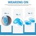 Minkissy Waterproof Ear Covers for Salon - 10 Pairs Blue Silicone Ear Protectors - Buy Online on GoSupps.com