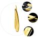 Beavorty Stainless Steel Engraved Folding Razor Holder - Rustproof Manual Barber Razor with Golden Rim Blades (14.5x2.5cm) - International Shipping Available - Buy Online on GoSupps.com