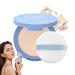 Oil Control Face Pressed Powder Summer Matte Smooth Flawless Setting Powder Makeup Clarifying Finishing Powder Waterproof Long Lasting Cruelty Free 0.35Oz(#01)