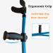 Crutches for Adults Medical Forearm Crutch 10 Stops Adjustable Comfortable On Wrist Foldable Crutch Shock Absorbing Comfy Grip for Men Women and Teens decorate Warm life Selfless dedication - Buy Online on GoSupps.com