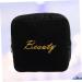 Shop Gleavi Women's Travel Bandage Storage Bag | Transparent Cosmetic Makeup Wallet | 13x13x4cm Black - Buy Online on GoSupps.com