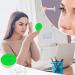 LEDIYougou Personalized Contact Lens Container with Mirror - Portable Mini Holder for Travel | Soft Tank with L&R Caps - 8cm - Buy Online on GoSupps.com
