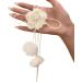 Vsilay Lianxue Adjustable Flower Shape Pendant Necklace - Elegant Floral Choker with Plush Camellia for International Shipping - Buy Online on GoSupps.com