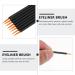FOMIYES 100pcs Disposable Eyeliner Brush Makeup Brush Lip Liner Brush Girls Cosmetic Brush Applicator Woman - Buy Online on GoSupps.com