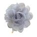 hgnxa Korean Meatball Head Hairpin Clip Head Female Headdress Camellia Elegant Temperament Hair Accessories Gray