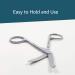 MedBlades Ostomy Bandage Stoma Bag Pouch Mini Curved Scissors Cutter | Blunt Round Tip 4.5 - Buy Online on GoSupps.com