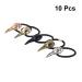 Minkissy 10 Pieces Halloween Hair Ties - Retro Skull Elastic Ponytail Holders | Gothic Punk Hair Accessories - Buy Online on GoSupps.com