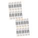 FOMIYES 40 Pcs Latex Eye Shadow Stick Foam Sponge Eye Makeup Eye Shadow Sponge H3210 Make up Cosmetic 7.5cmx2pcs Assorted Colorx2pcs