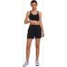 Ksmien Women's 2-in-1 Running Shorts with Phone Pockets - Black, Medium - Buy Online on GoSupps.com