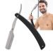 Professional Stainless Steel Barber Razor - Straight Edge Shaver for Men | Sharp Cutthroat Manual Safety Blade - Buy Online on GoSupps.com
