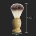 Premium Wooden Shaving Brush for Men | Hair & Beard Grooming Tool - CsQ046 (1 Piece Brown) - International Shipping Available - Buy Online on GoSupps.com