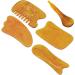 Minkissy 2 Sets Harz Gua Sha Massage Tools - 5 Piece Ochsenhorn Scraping Device for Muscle Relief & Eye Care - Buy Online on GoSupps.com