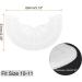HARFINGTON 2 Pair Shoe Sole Protector for Sneakers - Self-Adhesive Non-Slip Heel Plates Size 10-11 for Men & Women Transparent - Buy Online on GoSupps.com