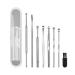 Healifty Limpiador De Oidos Limpiador De Oidos Ear Cleaners Ear Wax Remover Stainless Steel Earpick Ear Cleaner Set for Individual Health Care 8pcs Limpiador De Oidos Ear Cleaners Ear Cleaners