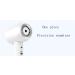 1300W compact hair dryer high power negative ion hair dryer portable silent travel hair dryer (with high speed air nozzle attachment) - black white SHPEHP-black - Buy Online on GoSupps.com