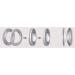 AchNau 1-9/16 Inner Dia Silver Plastic Curtain Grommets - Pack of 16 - Buy Online on GoSupps.com