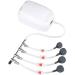Bornfeel 10-in-1 Aquarium Air Distributor Set - 3-Way Aviation Valve & Check Valves for Air Pump Suction Cups - Perfect for 4/6mm Hose Fish Tanks - Buy Online on GoSupps.com