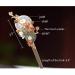 Yuri Hairpin Hair Clasp Picks Pearl Shell Crystal Tassel Hair Accessories (Orange) - Ideal for Long Hair, Women's Wedding Hanfu & Cheongsam - Buy Online on GoSupps.com