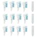 Sensitive Replacement Toothbrush Heads Refill Compatible with Oral-B Cross Action Power 3733 4732 Clean Rotating Powerhead and Crisscross Bristles (White)