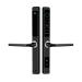 APP Waterproof Smart Fingerprint Password Lock Bridge-Cut Aluminum Alloy for Outdoor Push Pull Sliding Frame Glass Door (Color : Silver A 8535) (Black a 8560)